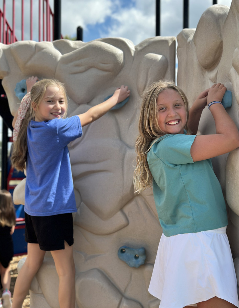 student playing at recess