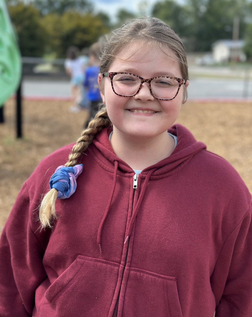 student playing at recess