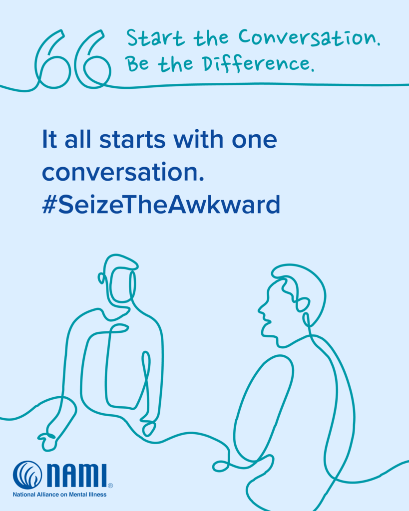 It all starts with one conversation #Seizetheawkward