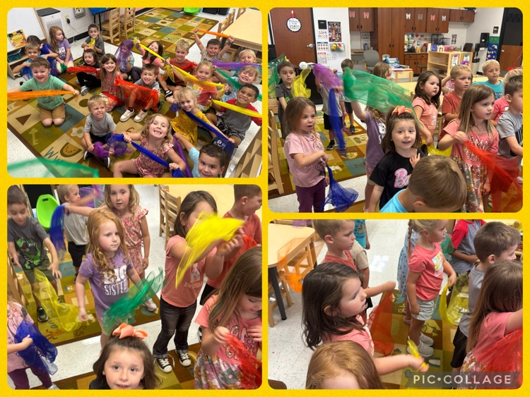 Prek scarves dancing