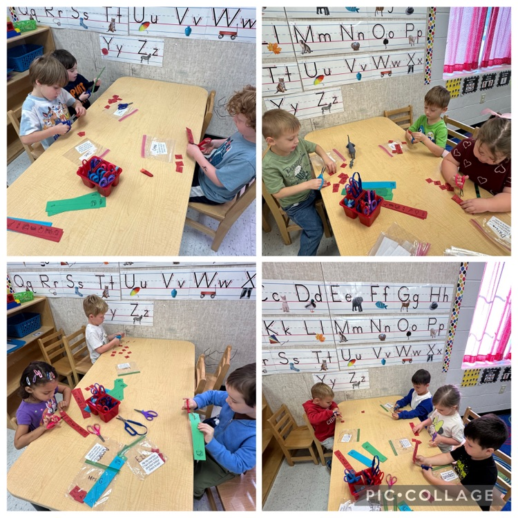 Mrs G’s preschool students enjoying learning stations.