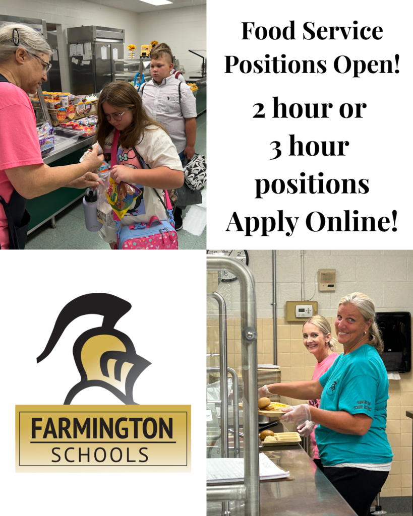 Food service positions available