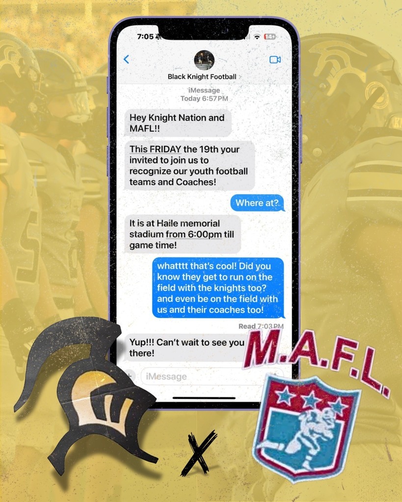 MAFL players get to run on the field with the team pre-game