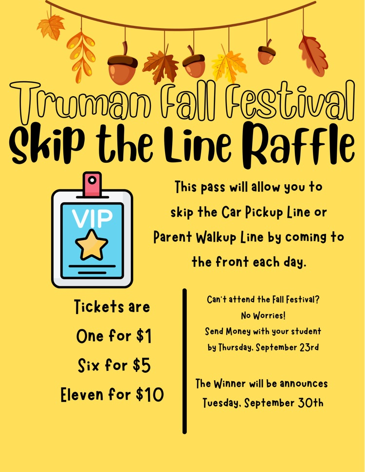skip the line raffle flyer