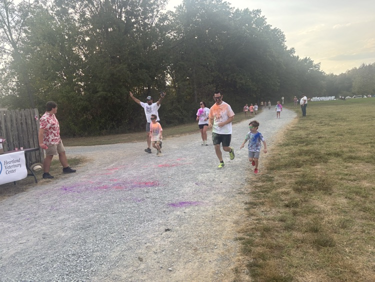 Jefferson Elementary Color Run 2025