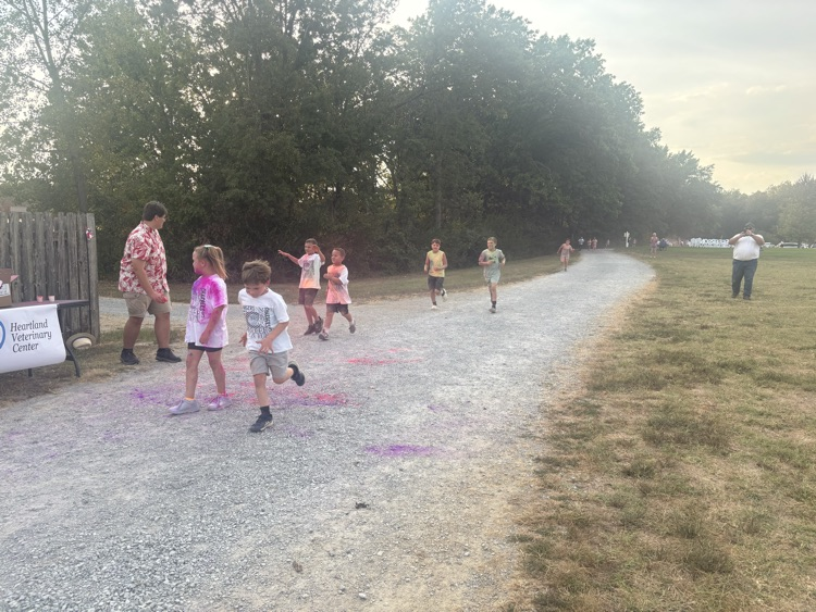 Jefferson Elementary Color Run 2025 🩷🩵💚💛💜🧡❤️💙