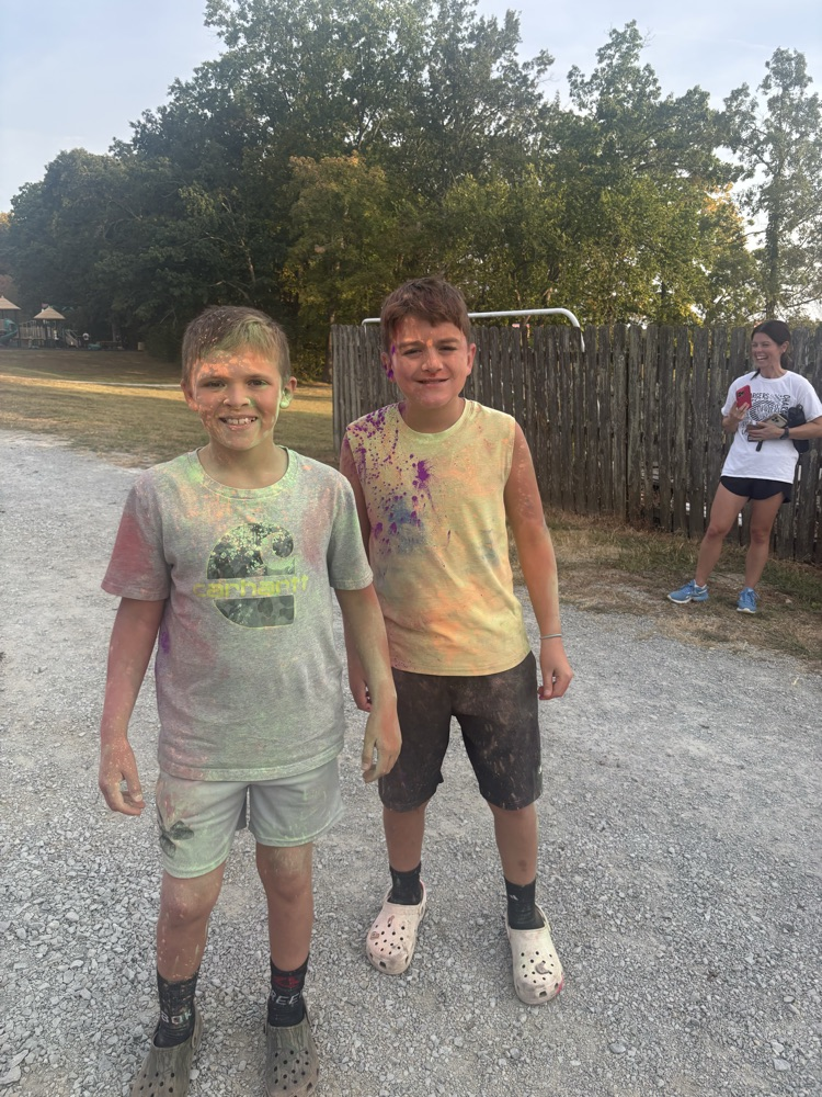 Jefferson Elementary Color Run 2025 🩷🩵💚💛💜🧡❤️💙