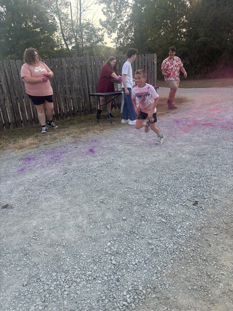 Jefferson Elementary Color Run 2025 🩷🩵💚💛💜🧡❤️💙