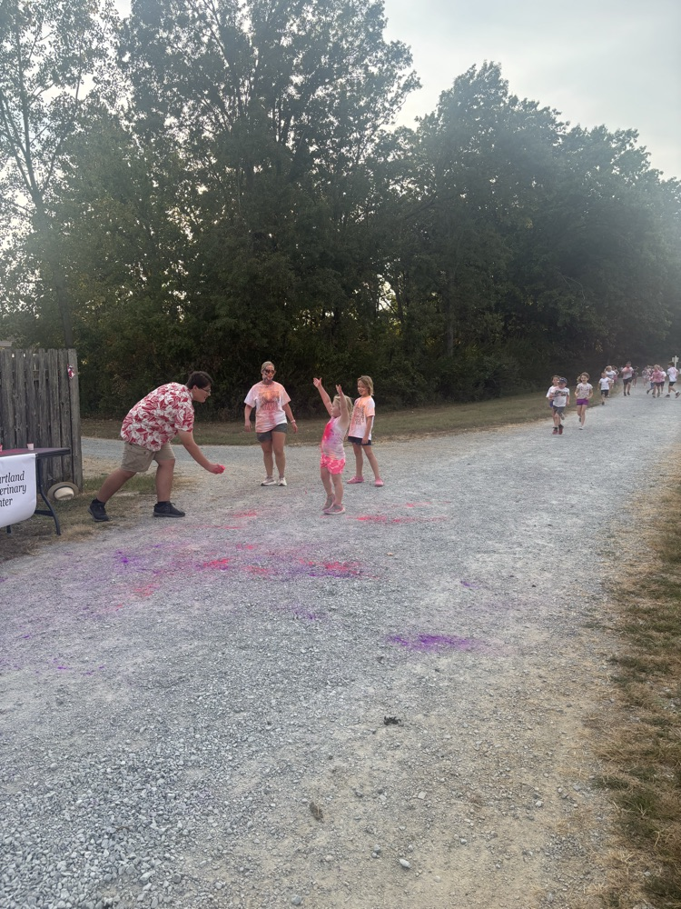 Jefferson Elementary Color Run 2025 🩷🩵💚💛💜🧡❤️💙