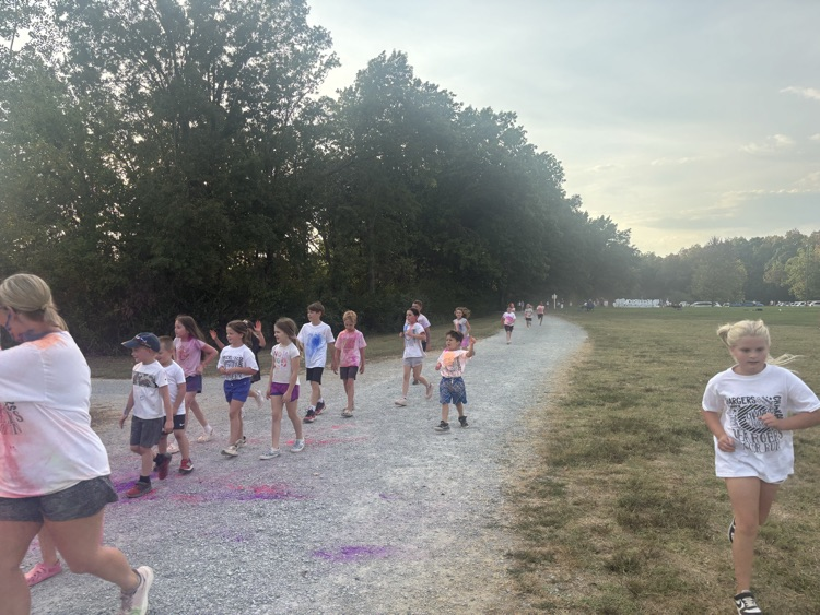 Jefferson Elementary Color Run 2025 🩷🩵💚💛💜🧡❤️💙