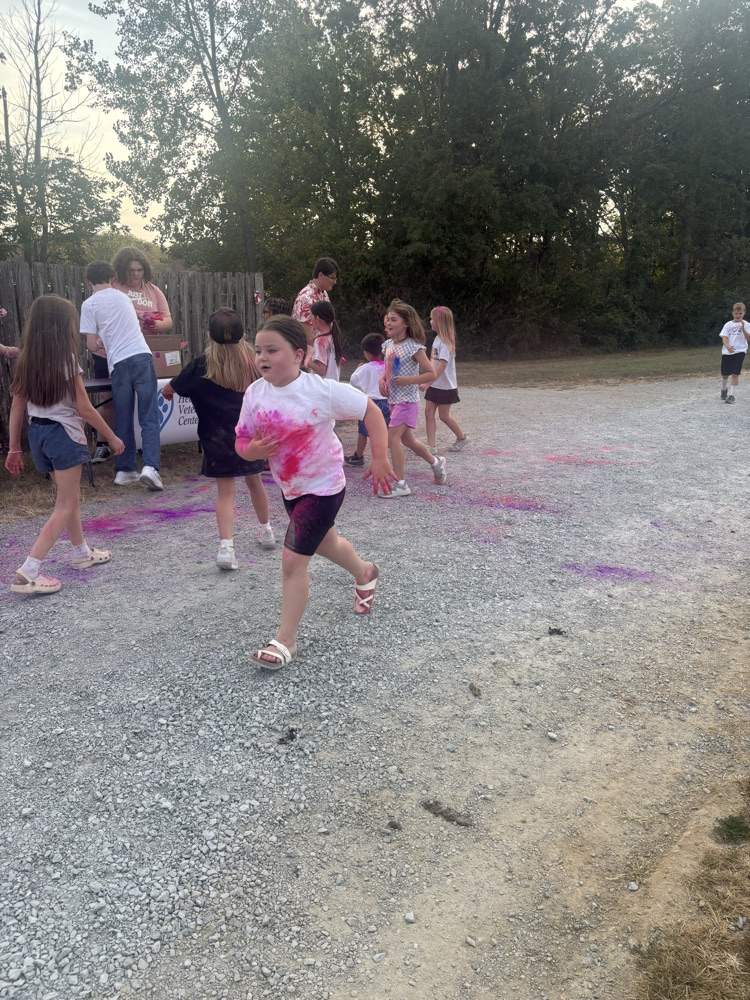 Jefferson Elementary Color Run 2025 🩷🩵💚💛💜🧡❤️💙
