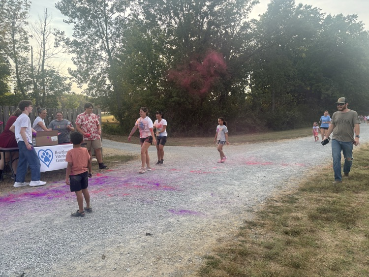 Jefferson Elementary Color Run 2025 🩷🩵💚💛💜🧡❤️💙
