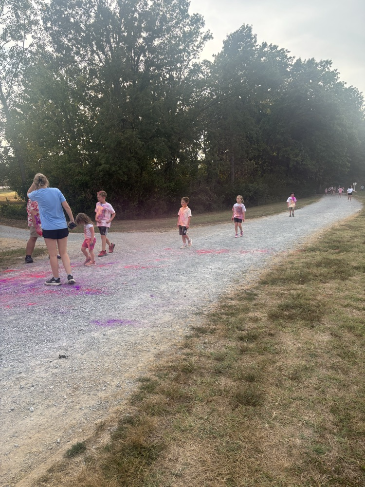 Jefferson Elementary Color Run 2025 🩷🩵💚💛💜🧡❤️💙