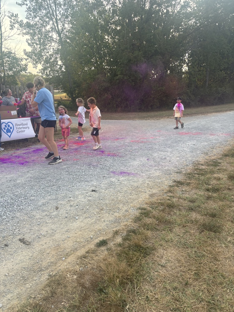 Jefferson Elementary Color Run 2025 🩷🩵💚💛💜🧡❤️💙