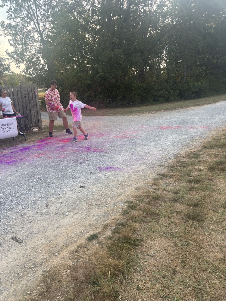 Jefferson Elementary Color Run 2025 🩷🩵💚💛💜🧡❤️💙