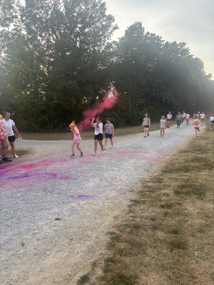 Jefferson Elementary Color Run 2025 🩷🩵💚💛💜🧡❤️💙