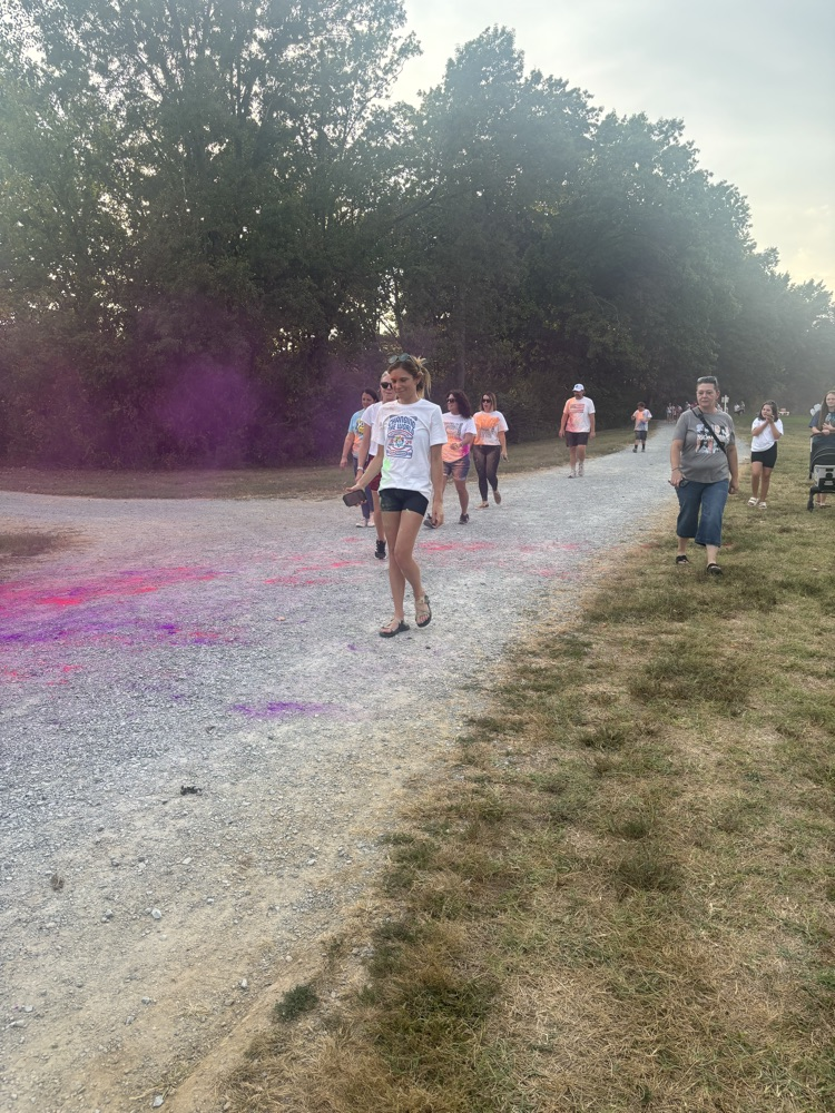 Jefferson Elementary Color Run 2025 🩷🩵💚💛💜🧡❤️💙