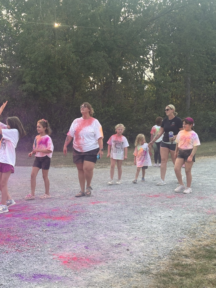 Jefferson Elementary Color Run 2025 🩷🩵💚💛💜🧡❤️💙