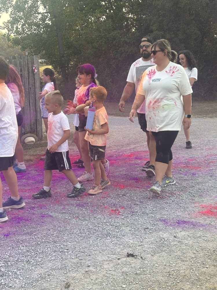 Jefferson Elementary Color Run 2025 🩷🩵💚💛💜🧡❤️💙