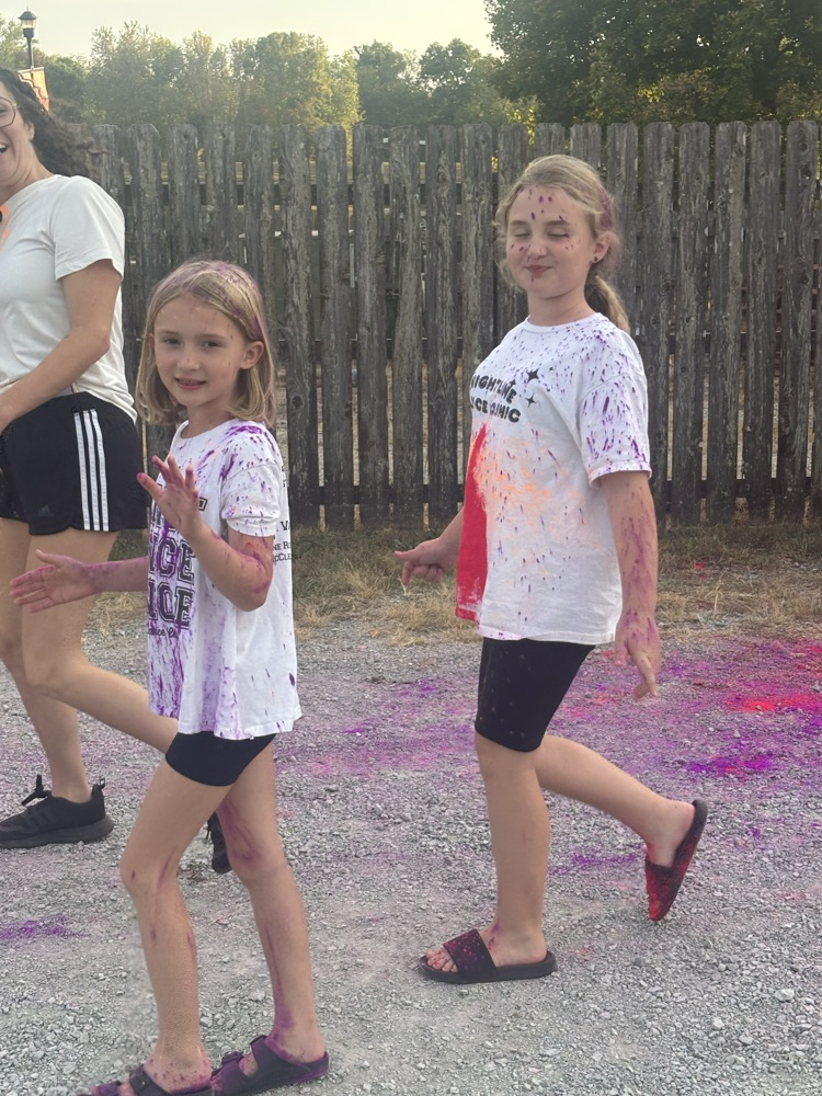 Jefferson Elementary Color Run 2025 🩷🩵💚💛💜🧡❤️💙