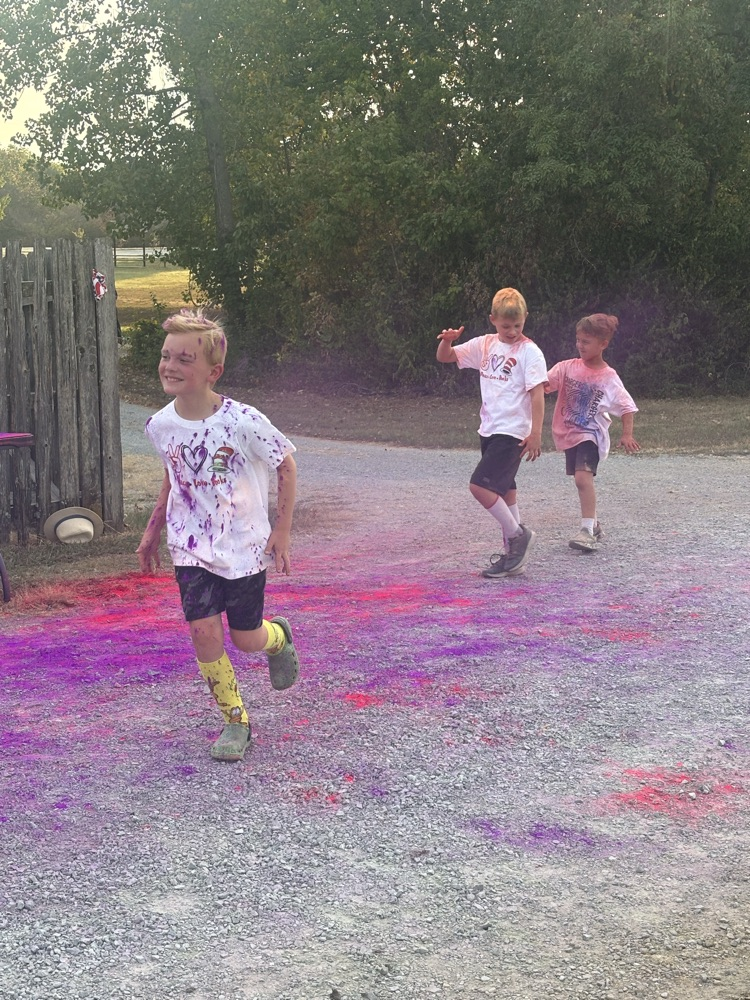 Jefferson Elementary Color Run 2025 🩷🩵💚💛💜🧡❤️💙
