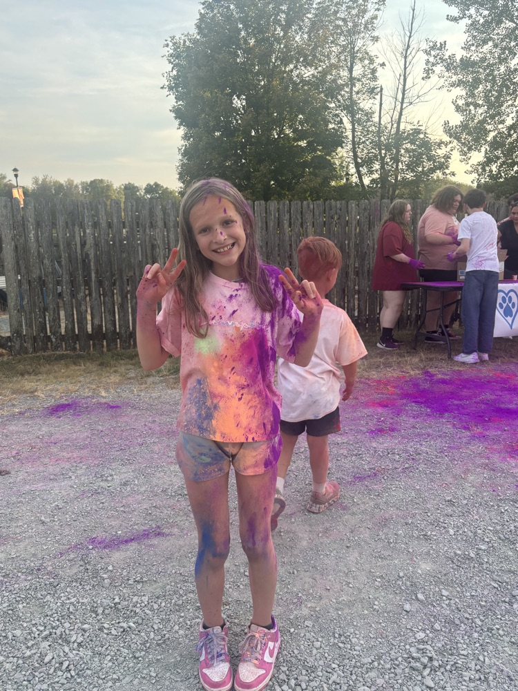 Jefferson Elementary Color Run 2025 🩷🩵💚💛💜🧡❤️💙