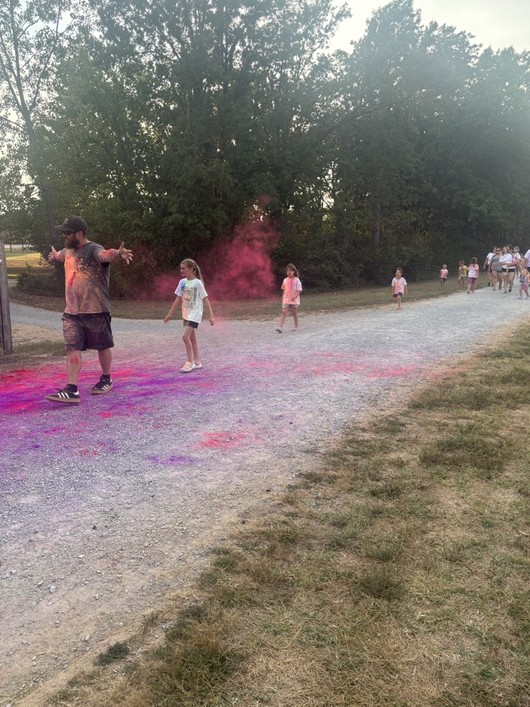 Jefferson Elementary Color Run 2025 🩷🩵💚💛💜🧡❤️💙