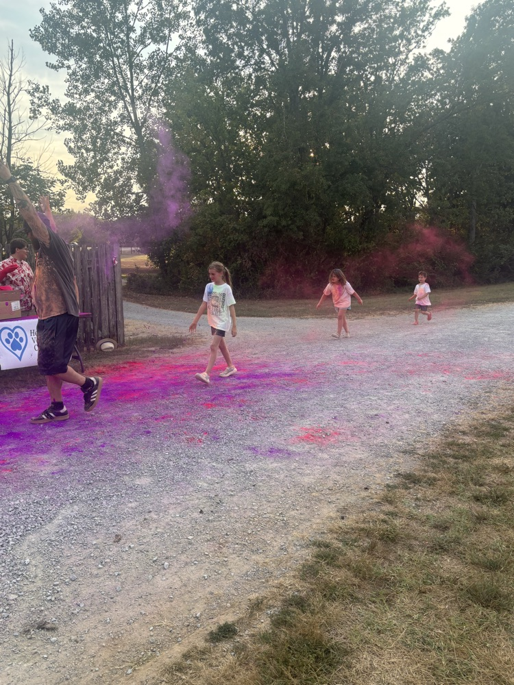 Jefferson Elementary Color Run 2025 🩷🩵💚💛💜🧡❤️💙