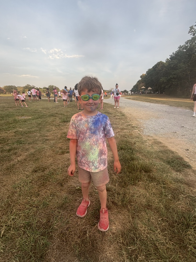 Jefferson Elementary Color Run 2025 🩷🩵💚💛💜🧡❤️💙
