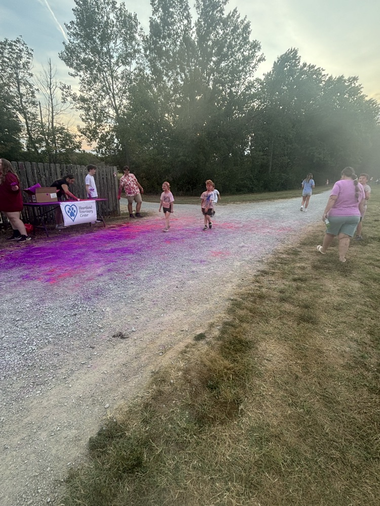Jefferson Elementary Color Run 2025 🩷🩵💚💛💜🧡❤️💙