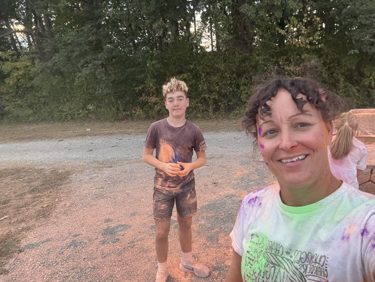 Jefferson Elementary Color Run 2025 🩷🩵💚💛💜🧡❤️💙