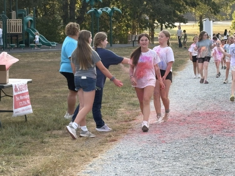 Jefferson Elementary Color Run 2025 🩷🩵💚💛💜🧡❤️💙