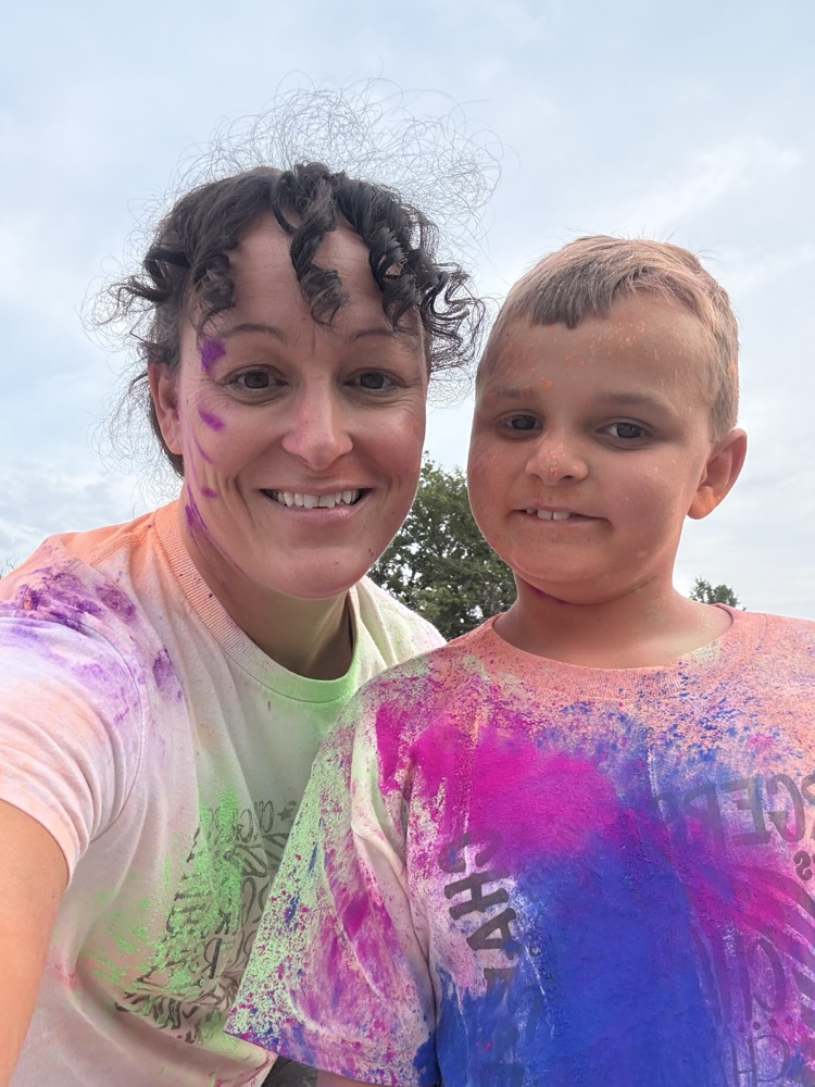Jefferson Elementary Color Run 2025 🩷🩵💚💛💜🧡❤️💙
