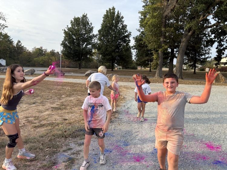 Jefferson Elementary Color Run 2025 🩷🩵💚💛💜🧡❤️💙