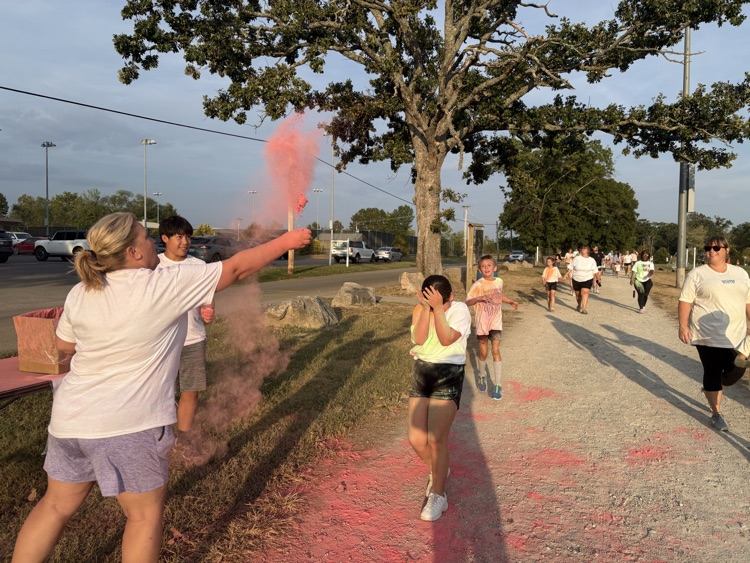 Jefferson Elementary Color Run 2025 🩷🩵💚💛💜🧡❤️💙
