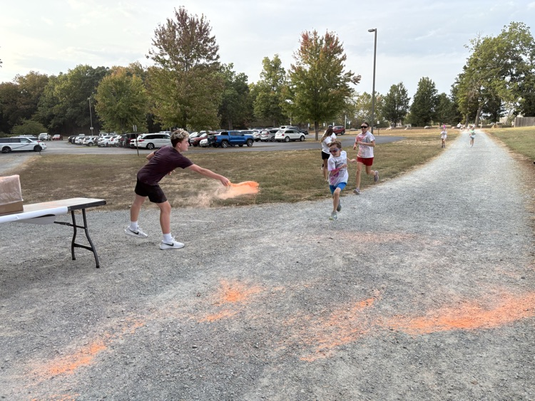 Jefferson Elementary Color Run 2025 🩷🩵💚💛💜🧡❤️💙