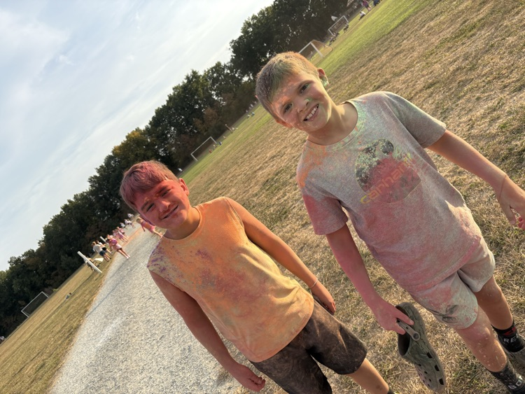 Jefferson Elementary Color Run 2025 🩷🩵💚💛💜🧡❤️💙