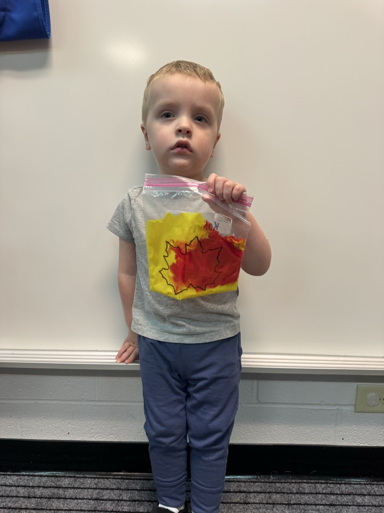 Prek fall leaves sensory activity