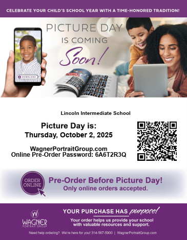 Picture Day is October 2nd