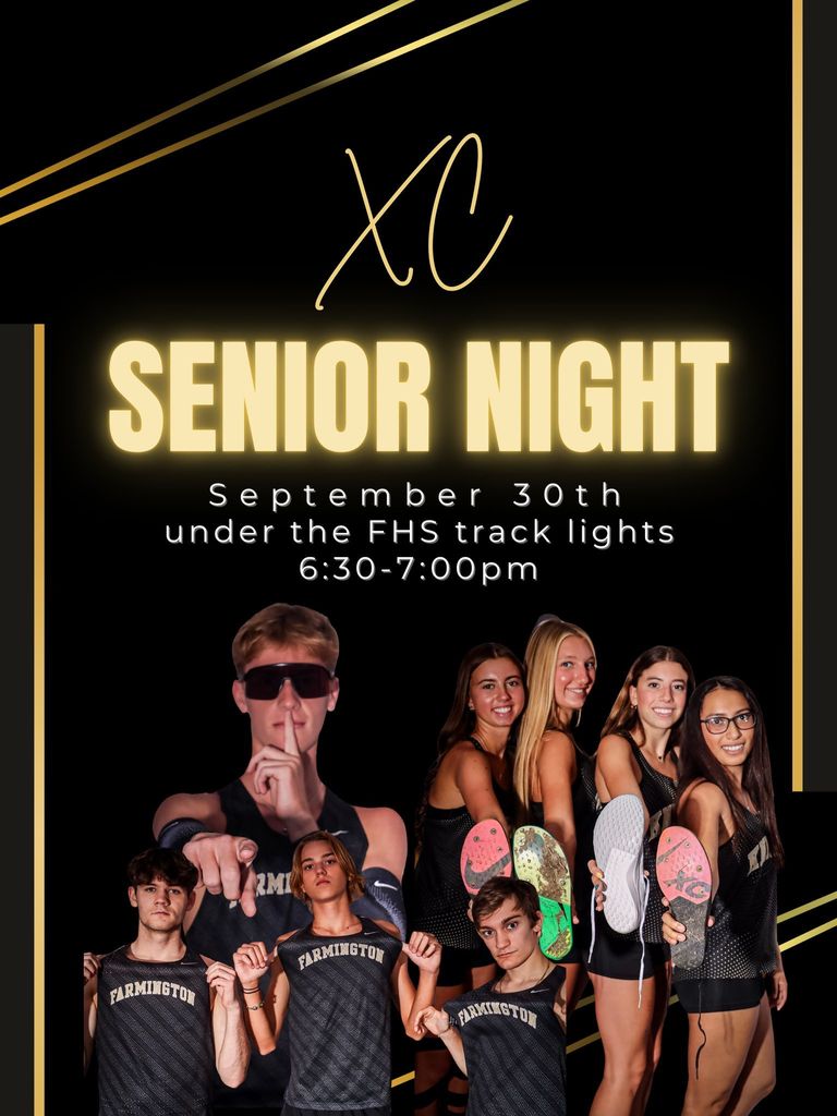 cross country seniors posing