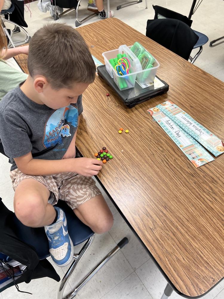 arrays made out of skittles