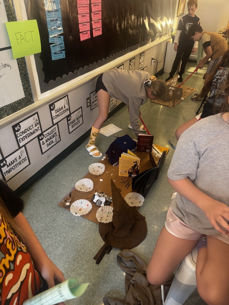 students working in a group on a project