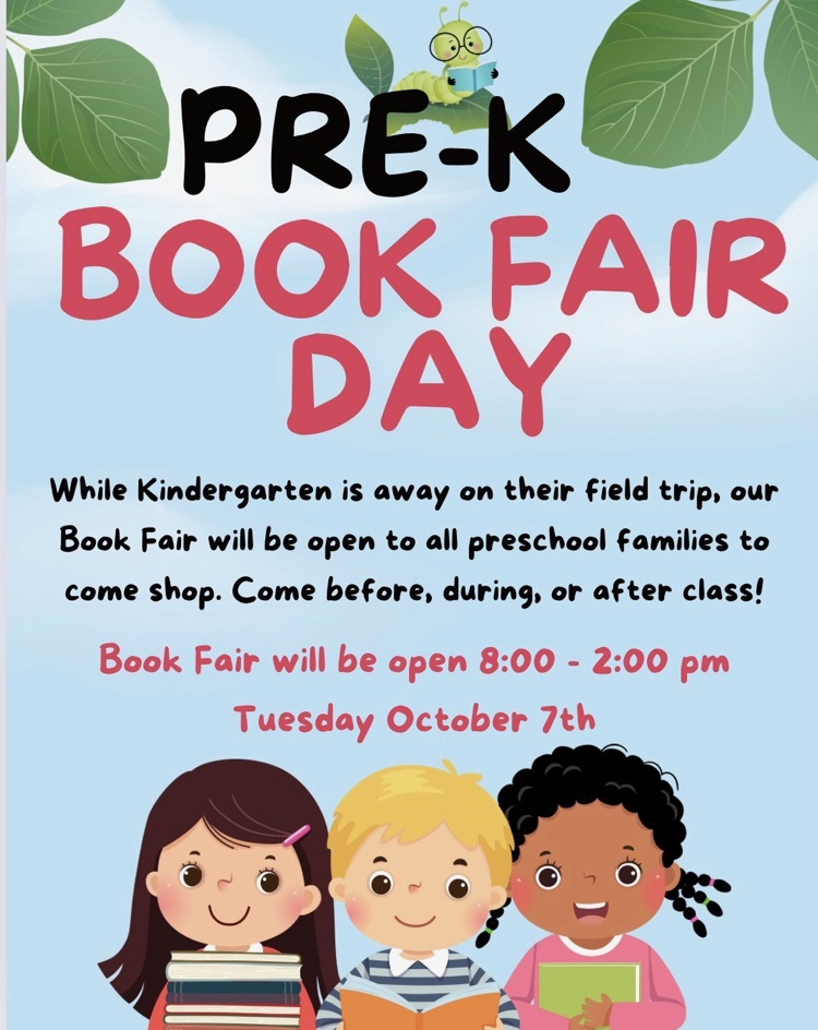 Prek Book Fair Day! 😊