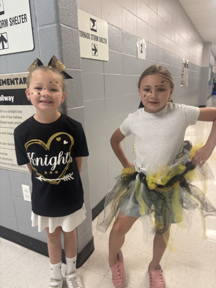 Students dressed in Spirit wear