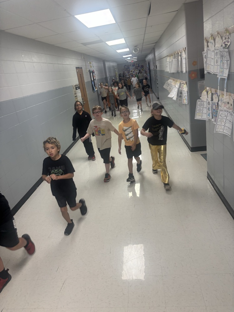 kids at school fun walk