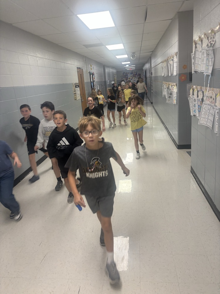 kids at school fun walk