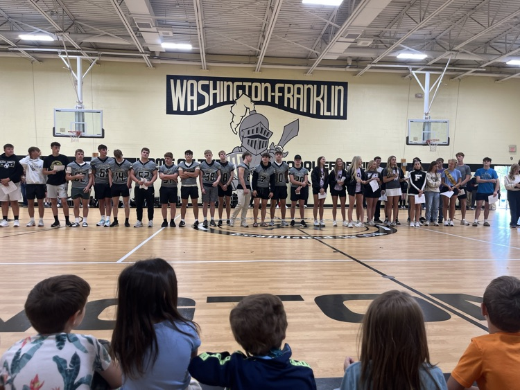 students during the assembly