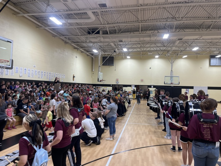 students during the assembly