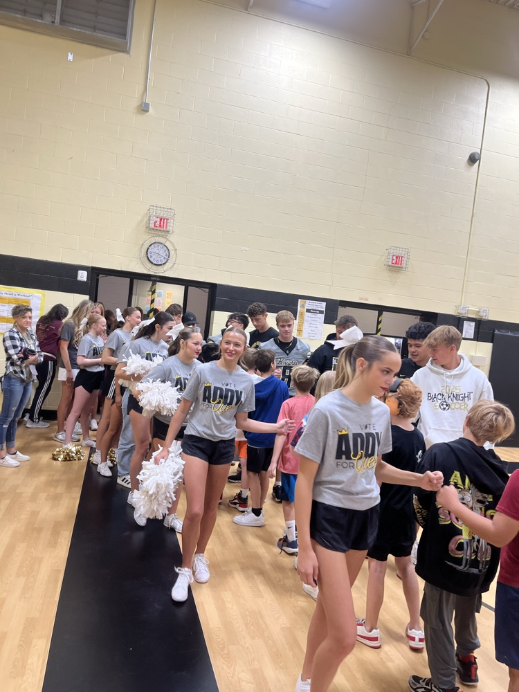 students during the assembly