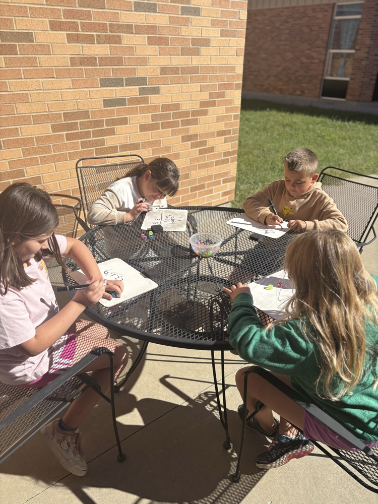 kids working outside